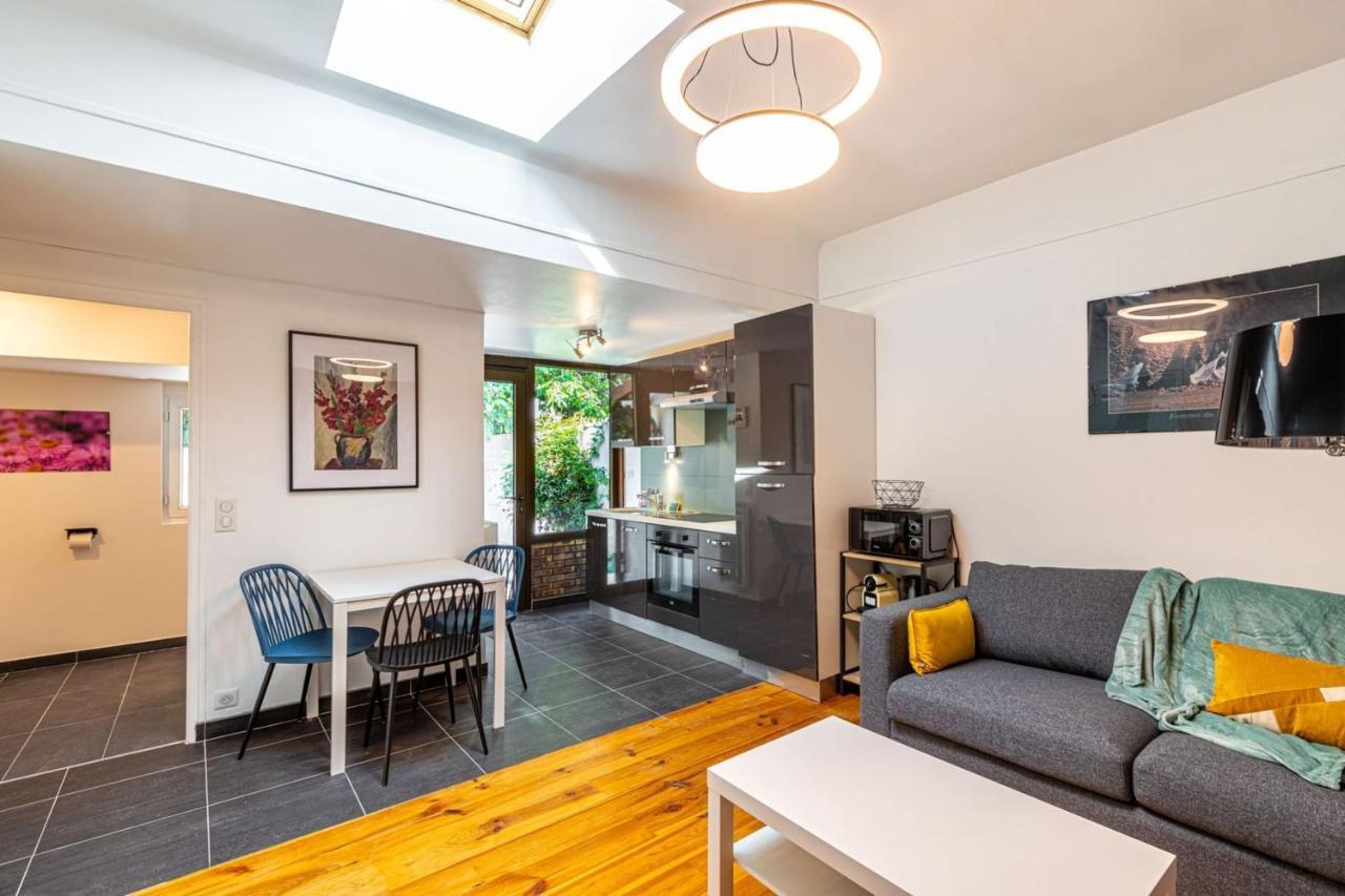 Апартаменты House - Sunlit Haven With Outdoor Terrace, Garage And Metro 14, Rer B Жантийи Экстерьер фото